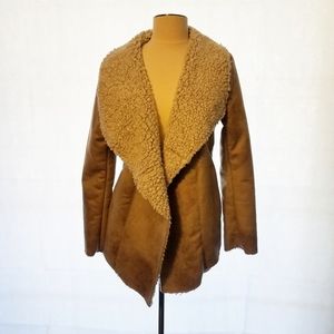 NWT Shearling Coat Jacket sz small